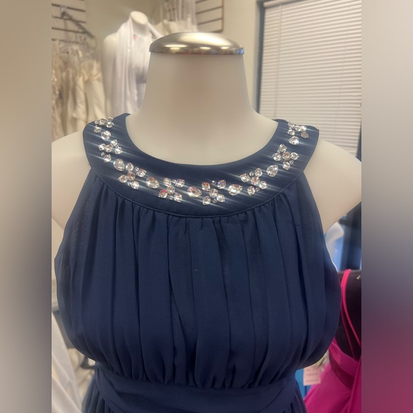 Navy Blue Gown - Picture 2 of 3